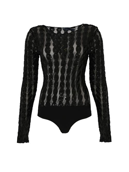 Body in tulle con paillettes POLO RALPH LAUREN | 211978144001
